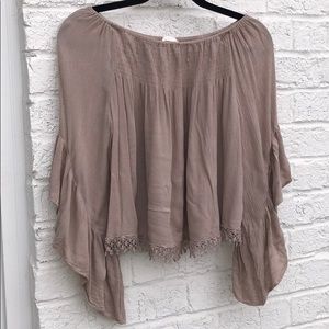 Off the shoulder blouse